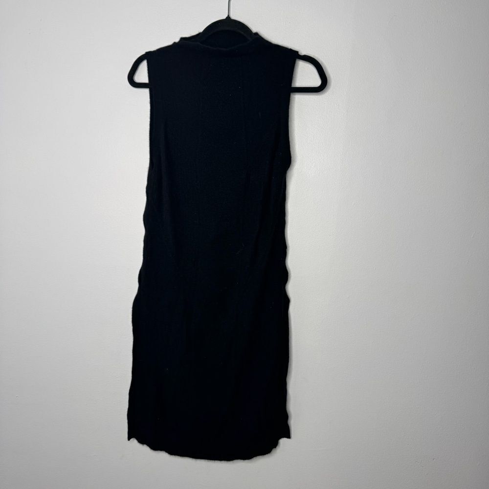 Qi black cashmere sweater dress size large